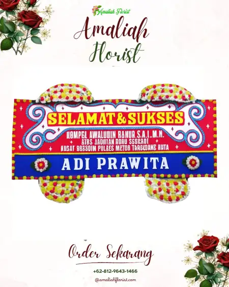 Papan Bunga Ucapan Selamat Darmakradenan